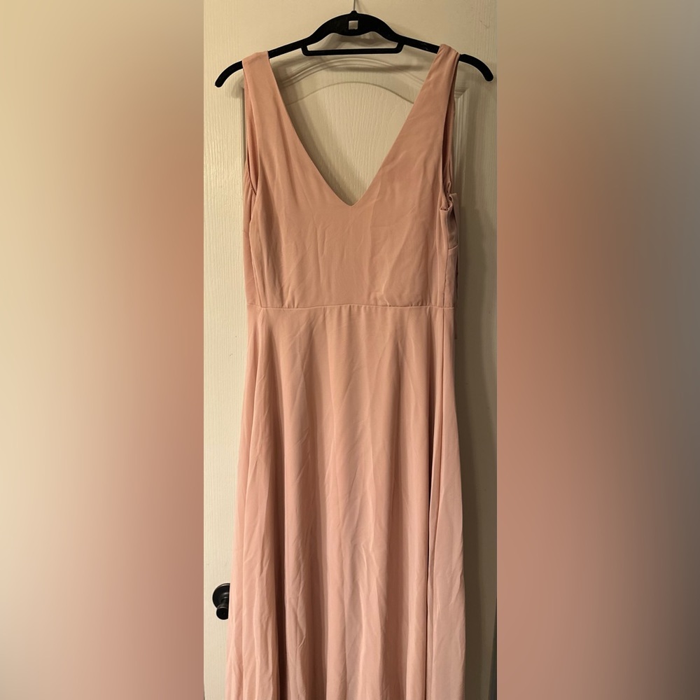 Birdy Grey Minae Chiffon Dusty Rose Dress - Picture 4 of 4